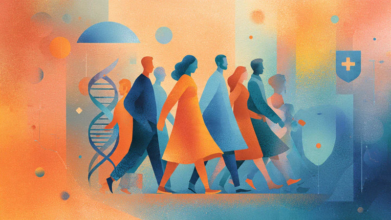 STI prevention and sexual wellness healthcare illustration - Kamayantraa