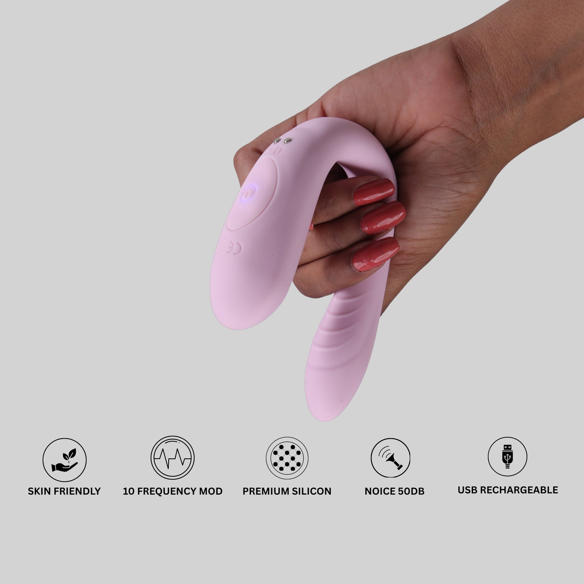 KamaFlex Air Duo U Shaped Wellness Vibrator  Kamayantraa