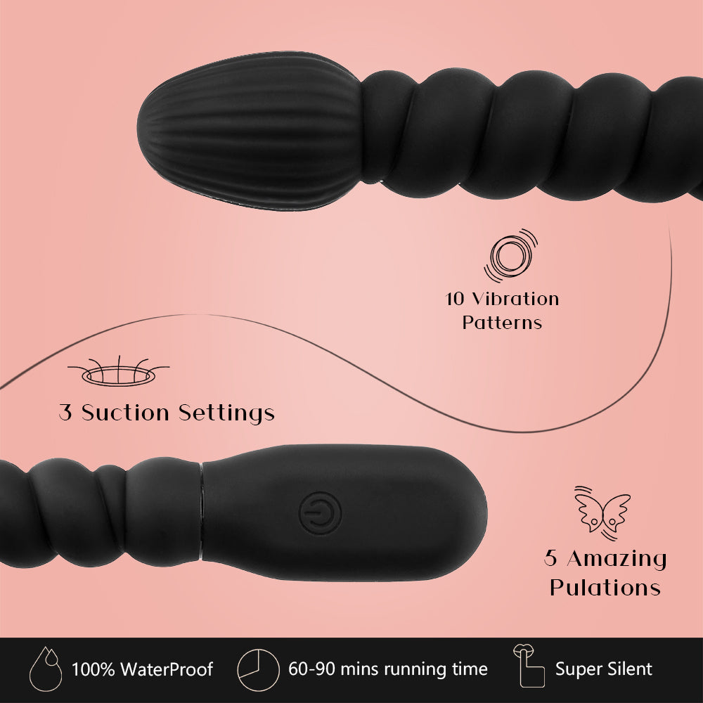 Kama SpiralWave -Soft Silicone Pleasure Wand