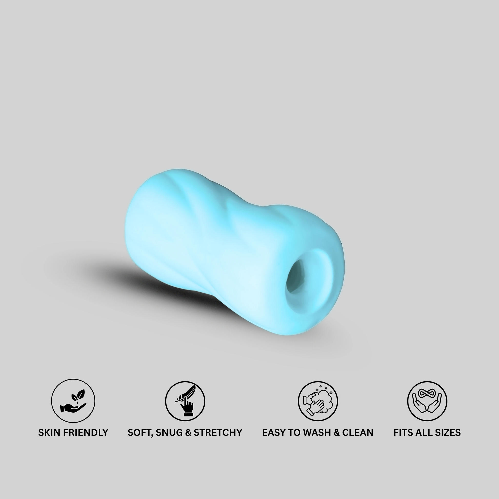 KAMA GripWave Soft Silicone Handheld Vibrator