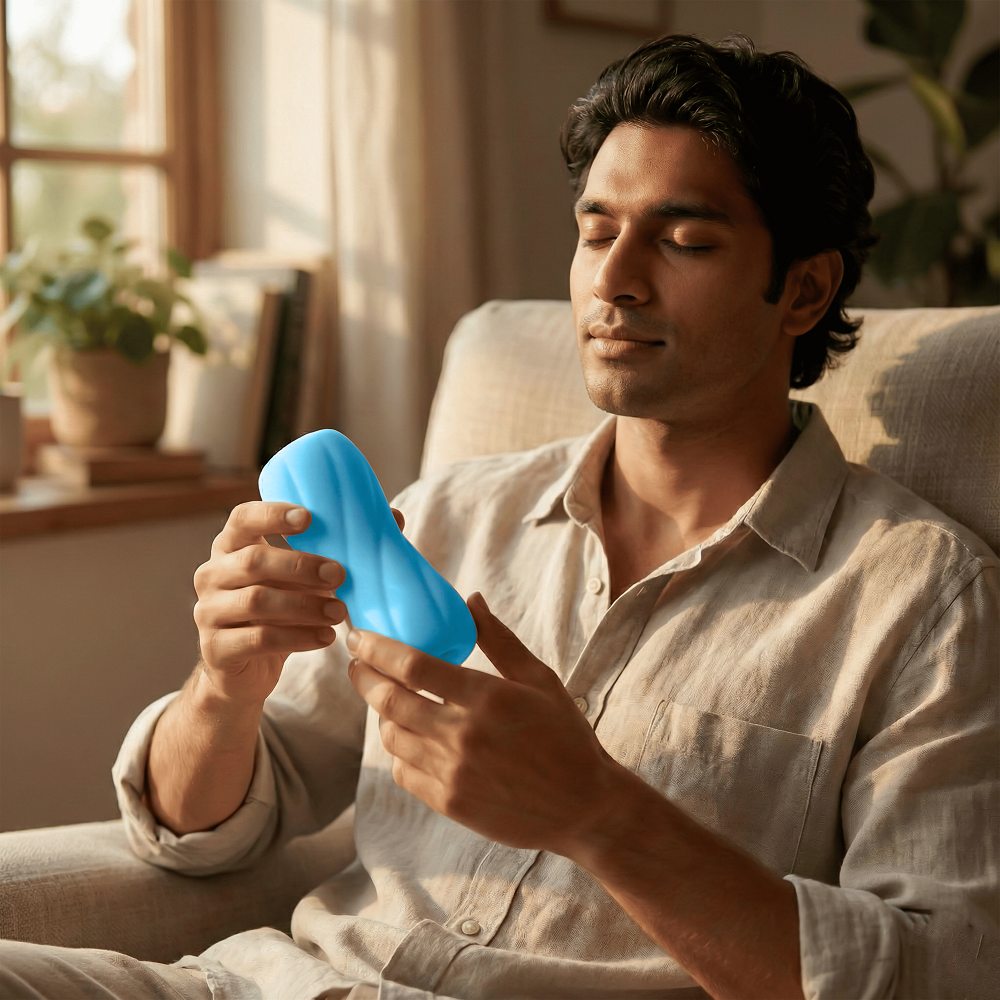 KAMA GripWave Soft Silicone Handheld Vibrator