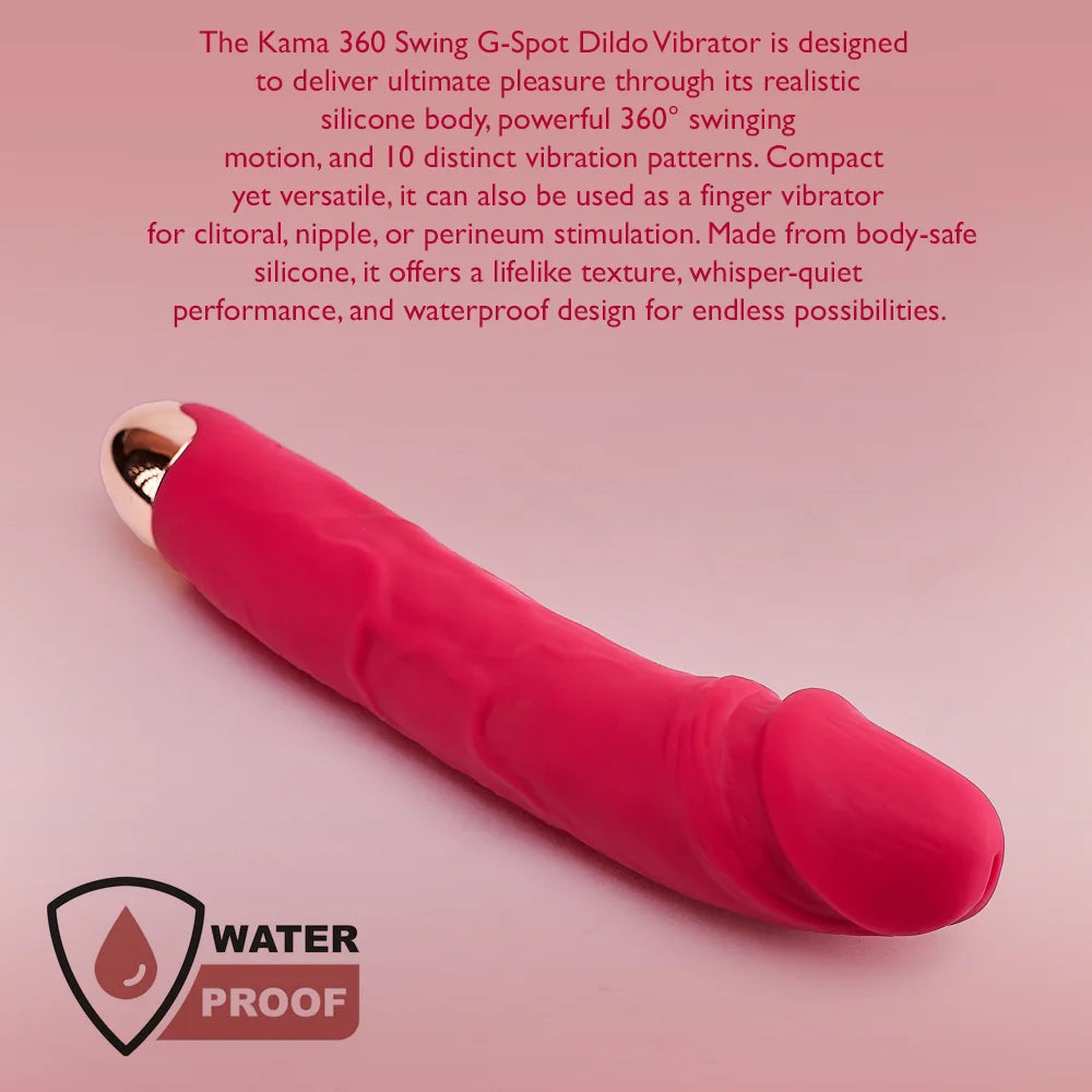 kama 360 Swing G-Spot Dildo Vibrator
