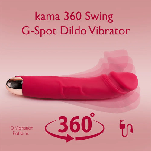 kama 360 Swing G-Spot Dildo Vibrator